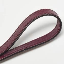 Pre Owned Salvatore Ferragamo Burgundy Leather Kelly Top Handle Bag