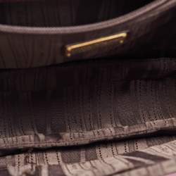 Pre Owned Salvatore Ferragamo Burgundy Leather Kelly Top Handle Bag