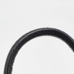 Pre Owned Salvatore Ferragamo Black Leather Large Sofia Top Handle Bag