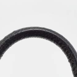 Pre Owned Salvatore Ferragamo Black Leather Large Sofia Top Handle Bag