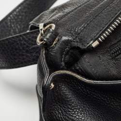 Pre Owned Salvatore Ferragamo Black Leather Large Sofia Top Handle Bag