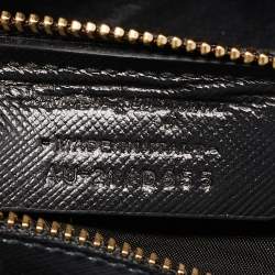 Pre Owned Salvatore Ferragamo Red/Black Leather Miss Vara Chain Shoulder Bag