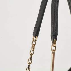 Pre Owned Salvatore Ferragamo Black Leather Betulla Tote