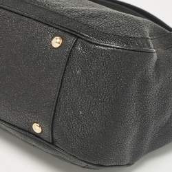 Pre Owned Salvatore Ferragamo Black Leather Betulla Tote