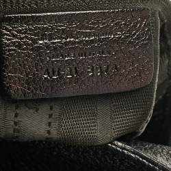 Pre Owned Salvatore Ferragamo Black Leather Betulla Tote