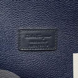 Pre Owned Salvatore Ferragamo Multicolor Printed Leather Shopper Tote