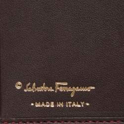 Salvatore Ferragamo Multicolor Jungle Print Fabric Flap Continental Wallet