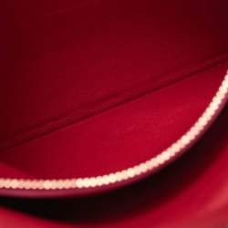 Pre Owned Salvatore Ferragamo Fuchsia Leather Marisol Top Handle Bag