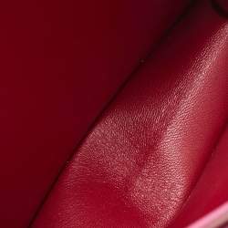 Pre Owned Salvatore Ferragamo Fuchsia Leather Marisol Top Handle Bag