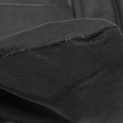 Pre Owned Salvatore Ferragamo Black Leather Sheba Chain Tote