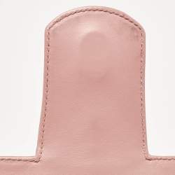 Pre Owned Salvatore Ferragamo Pink Leather Thalia Shoulder Bag