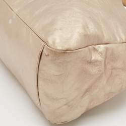 Salvatore Ferragamo Metallic Leather Tote