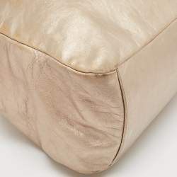 Salvatore Ferragamo Metallic Leather Tote