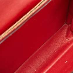 Pre Owned Salvatore Ferragamo Dark Brown Leather Gancio Shoulder Bag