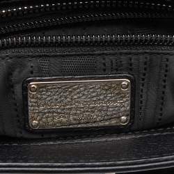 Salvatore Ferragamo Black Leather Medium Sofia Top Handle Bag