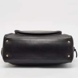 Pre Owned Salvatore Ferragamo Black Leather Aline Shoulder Bag