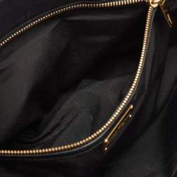 Pre Owned Salvatore Ferragamo Black Leather Aline Shoulder Bag
