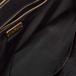 Pre Owned Salvatore Ferragamo Black Leather Aline Shoulder Bag