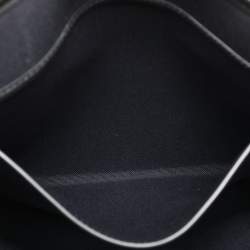 Salvatore Ferragamo Black Canvas and Leather Shopper Tote