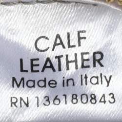 Pre Owned Salvatore Ferragamo Grey Leather Bow Top Handle Bag