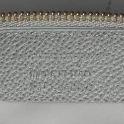 Salvatore Ferragamo Grey Leather Vara Bow Chain Tote