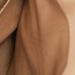 Pre Owned Salvatore Ferragamo Beige Leather Tracey Tote