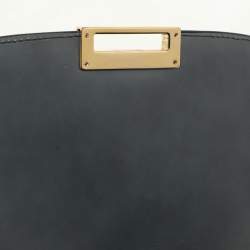 Salvatore Ferragamo Grey Leather Jody Shoulder Bag