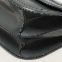 Salvatore Ferragamo Grey Leather Jody Shoulder Bag