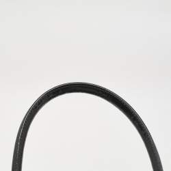 Salvatore Ferragamo Black Patent Leather Marisa Satchel