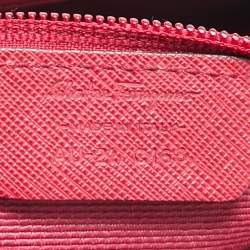 Salvatore Ferragamo Red/Orange Leather and Nylon Vara Bow Tote