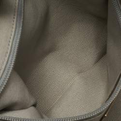 Salvatore Ferragamo Grey Leather Bow Hobo