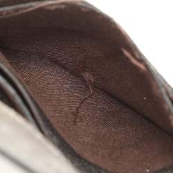 Salvatore Ferragamo Metallic Leather Classic Mediterraneo French Wallet