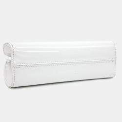 Salvatore Ferragamo White Leather Wanda Mini Tote 