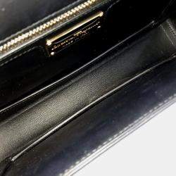 Salvatore Ferragamo Black Leather Barazini Crossbody Bag