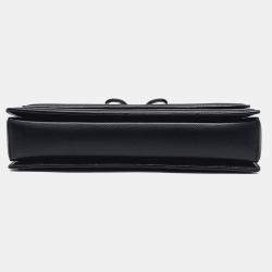 Salvatore Ferragamo Black Leather Barazini Crossbody Bag