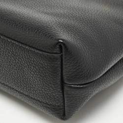 Salvatore Ferragamo Black Leather Mini Travel Tote
