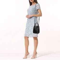 Salvatore Ferragamo Black Leather Mini Travel Tote