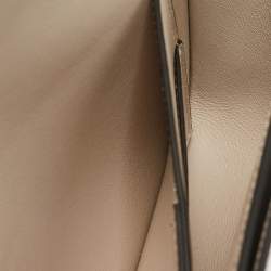 Salvatore Ferragamo Ivory Leather Trapezio Shoulder Bag