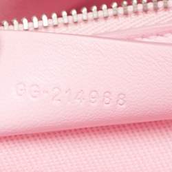 Salvatore Ferragamo Pink Signature Fabric Logo Small Tote