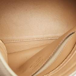 Pre Owned Salvatore Ferragamo Beige Leather Medium Sofia Top Handle Bag