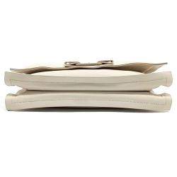 Salvatore Ferragamo Cream Leather Salvatore Ferragamo Cream Viva Shoulder Bag