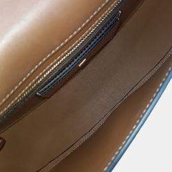 Pre Owned Salvatore Ferragamo Brown Leather Aura Bag