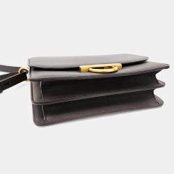 Pre Owned Salvatore Ferragamo Brown Leather Joan Crossbody Bag
