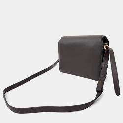 Pre Owned Salvatore Ferragamo Brown Leather Joan Crossbody Bag