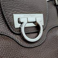 Pre Owned Salvatore Ferragamo Brown Leather tote bag