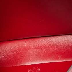 Pre Owned Salvatore Ferragamo Dark Brown Leather Marisol Top Handle Bag