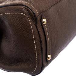 مملوكة مسبقًا Salvatore Ferragamo Brown Leather Satchel