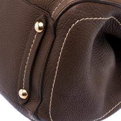 مملوكة مسبقًا Salvatore Ferragamo Brown Leather Satchel