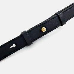 Pre Owned Salvatore Ferragamo Black Leather Joan Shoulder Bag