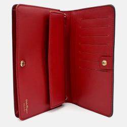 Pre Owned Salvatore Ferragamo Black Leather Vara Chain Crossbody Bag